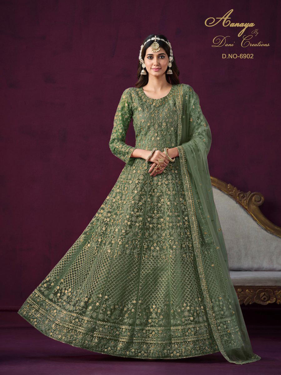 AANAYA VOL 169 BY DANI CREATION DESIGNER NET GOWN WHOLESALER IN INDIA 1