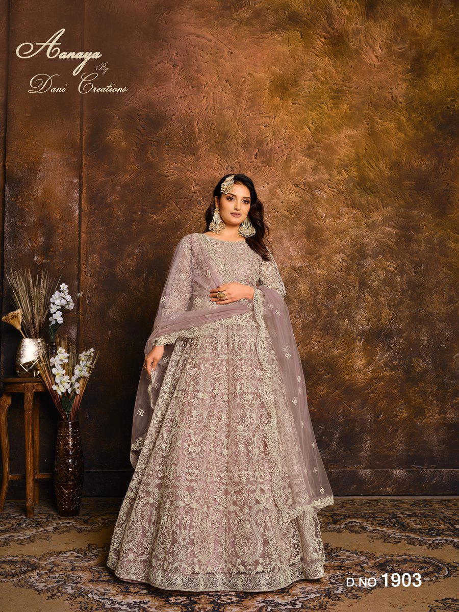 AANAYA VOL 119 BY DANI CREATION DESIGNER NET GOWN WHOLESALER IN INDIA 1