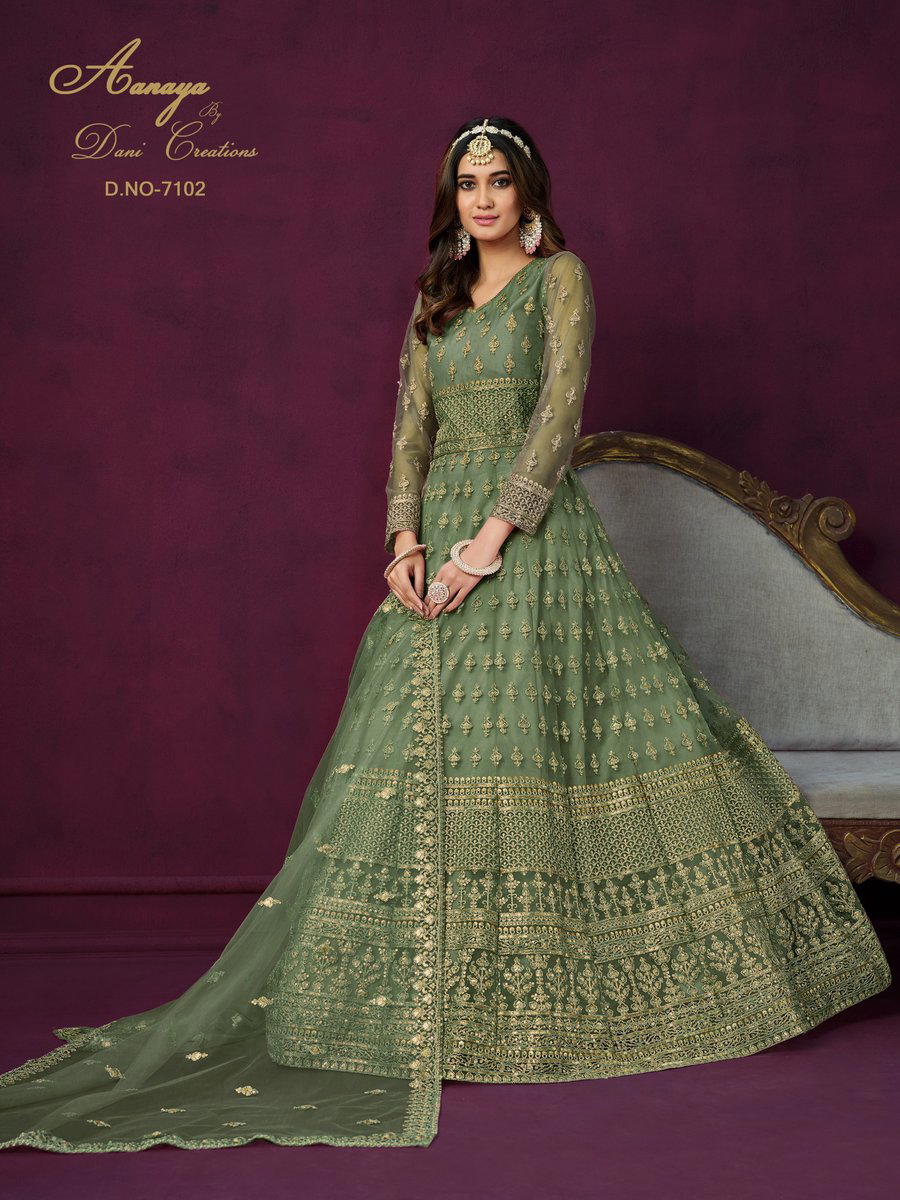 AANAYA VOL 171 BY DANI CREATION DESIGNER NET GOWN WHOLESALER IN INDIA 1