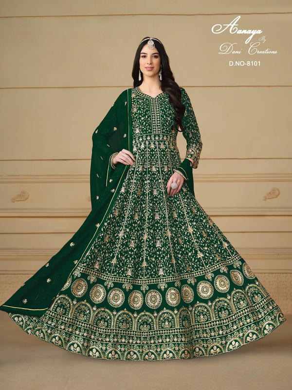 AANAYA VOL 181 BY DANI CREATION DESIGNER GEORGETTE GOWN WHOLESALER IN INDIA