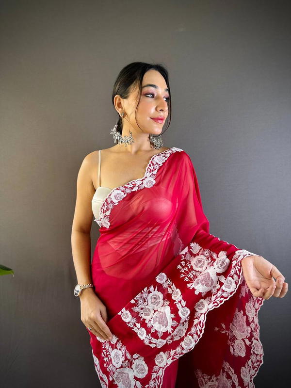 BT 3130 BY BT DESIGNER BOLLYWOOD SILK SAREE WHOLESALER IN INDIA