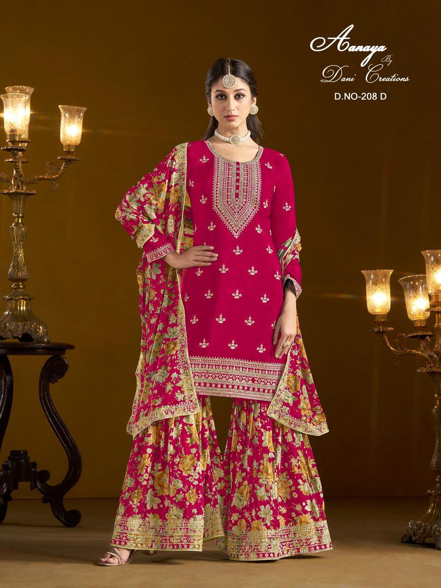 AANAYA VOL 208 BY DANI CREATION DESIGNER SALWAR SUIT WHOLESALER IN INDIA 1