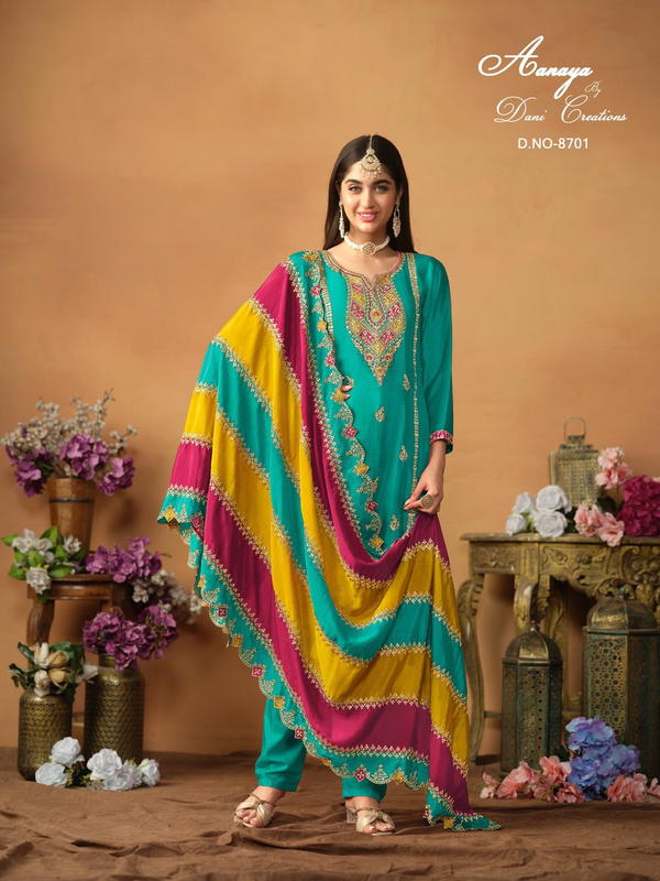 AANAYA VOL 187 BY DANI CREATION DESIGNER SALWAR SUIT WHOLESALER IN INDIA