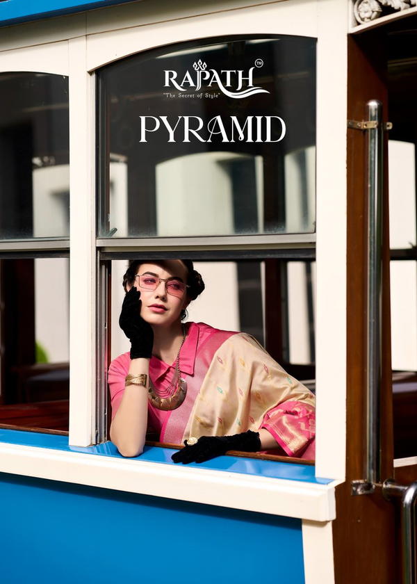 PYRAMID SILK BY RAJPATH DESIGNER SOFT SILK SAREE WHOLESALER IN INDIA