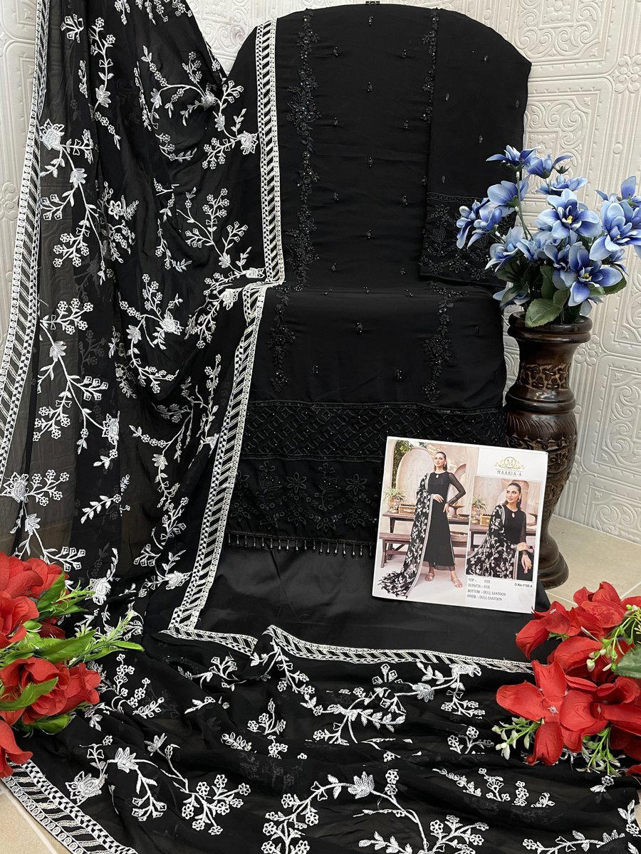PAKISTANI 1150 BY OS DESIGNER GEORGETTE SALWAR SUIT WHOLESALER IN SURAT 1