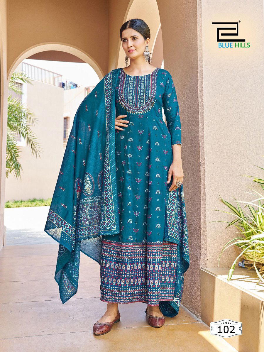 MASAKALI BY INLI DESIGNER LONG GOWN WHOLESALER IN INDIA 1