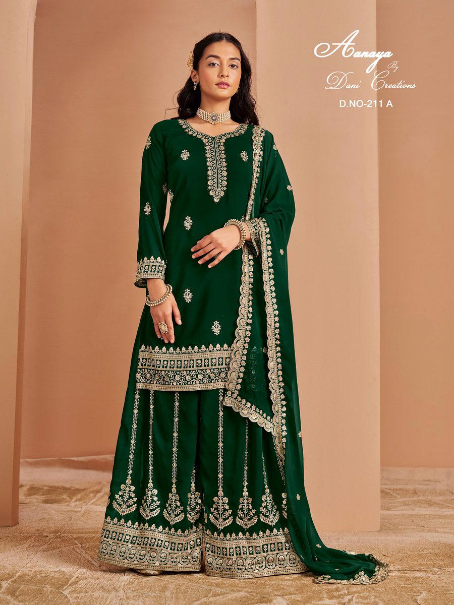 AANAYA VOL 211 BY DANI CREATION DESIGNER PAKISTANI GEORGETTE SALWAR SUIT WHOLESALER IN INDIA 1