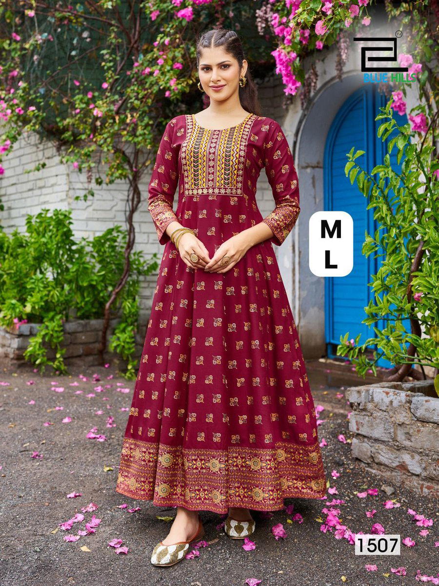 LAKME BY INLI DESIGNER ANARKALI GOWN WHOLESALER IN INDIA 1