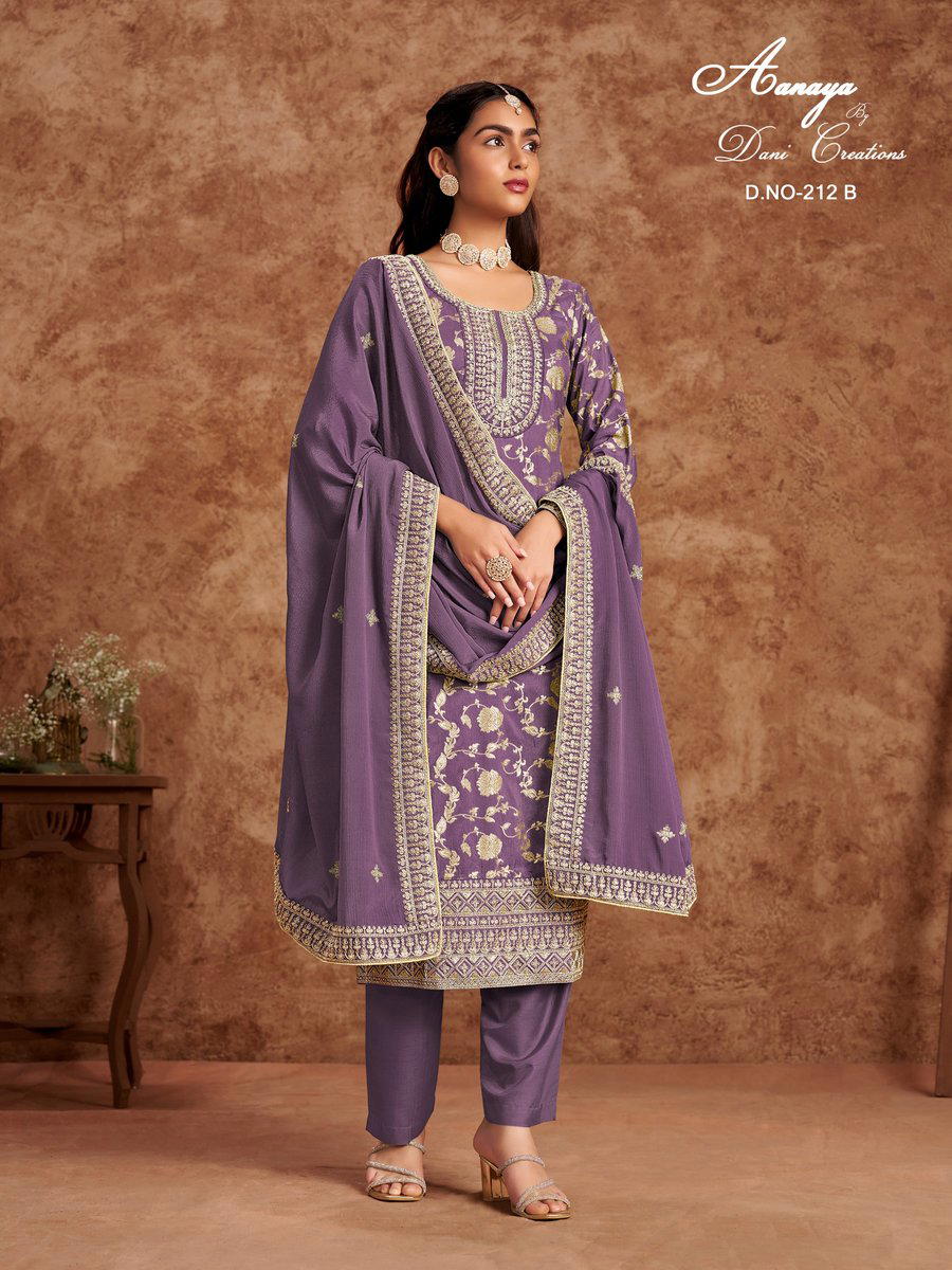 AANAYA VOL 212 BY DANI CREATION DESIGNER SALWAR SUIT WHOLESALER IN INDIA 1