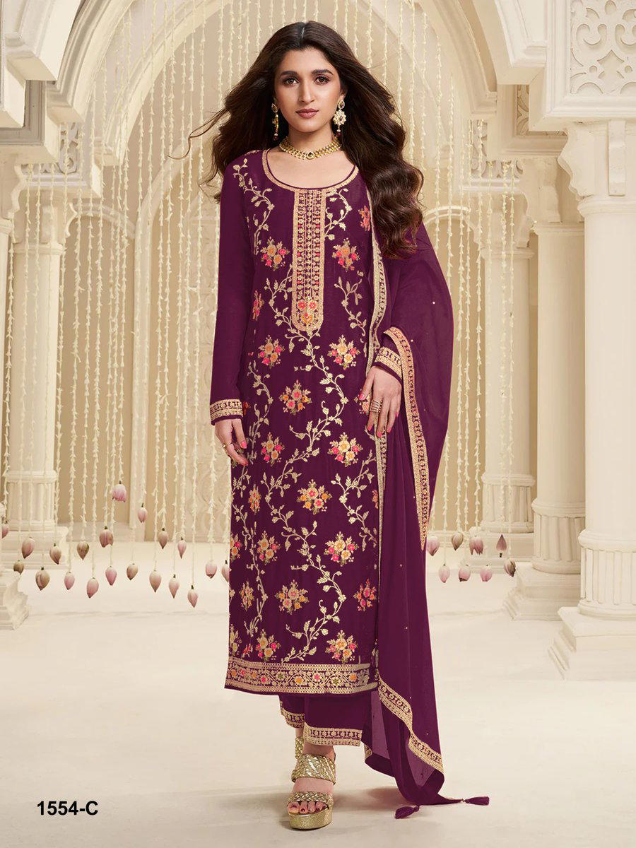 D.NO 1554 BY OS DESIGNER SALWAR SUIT WHOLESALER IN INDIA 1