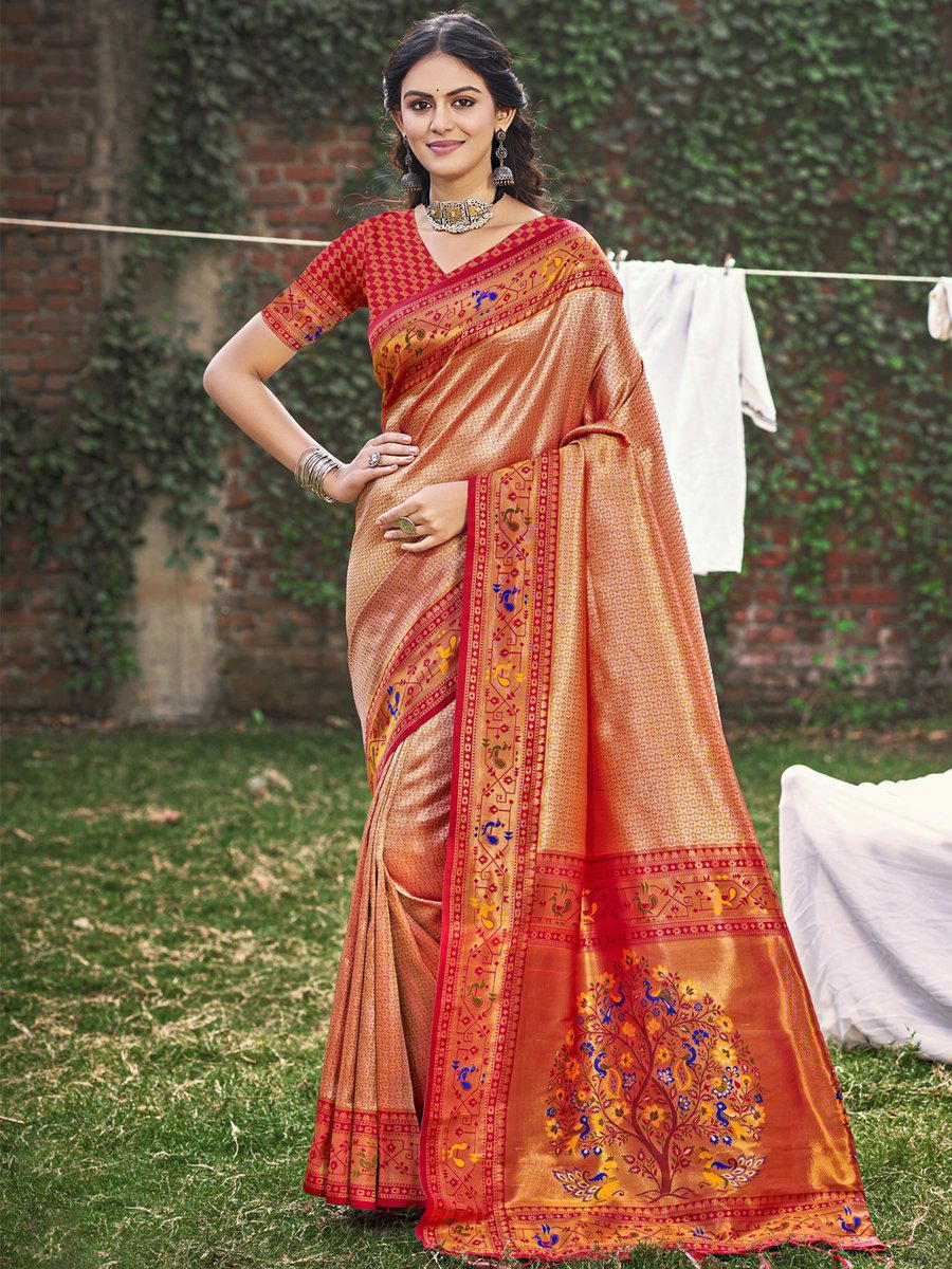 JEVER SILK BY BUNAWAT DESIGNER SILK SAREE WHOLESALER IN SURAT 1
