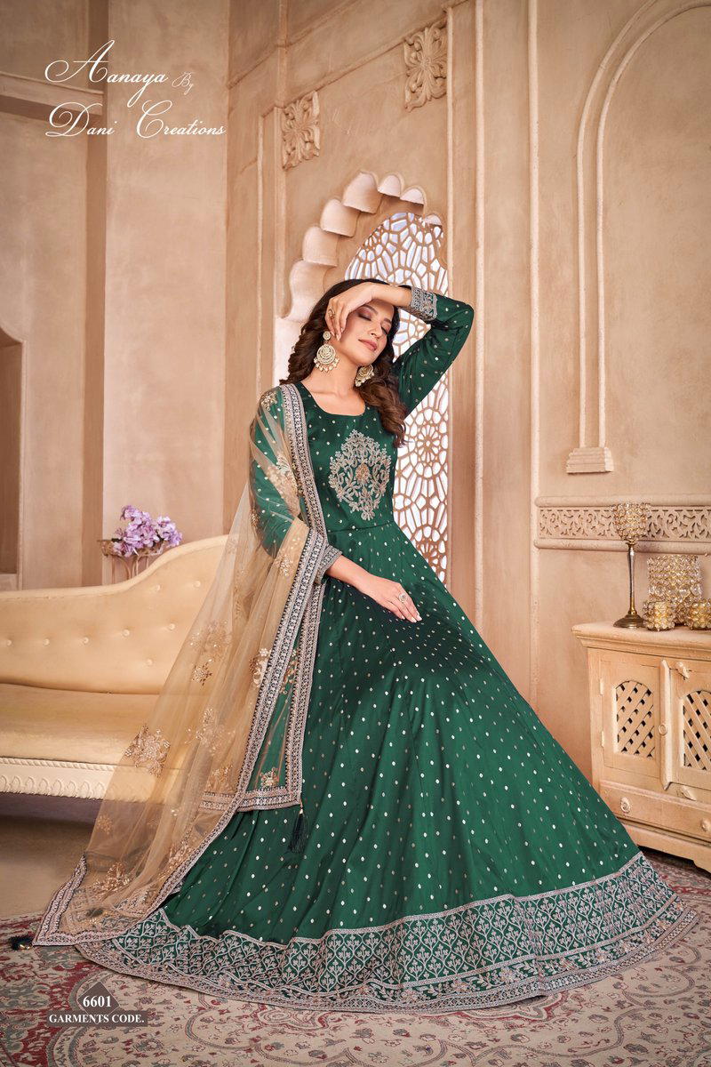 AANAYA VOL 166 BY DANI CREATION DESIGNER LEHENGA CHOLI WHOLESALER IN SURAT 1