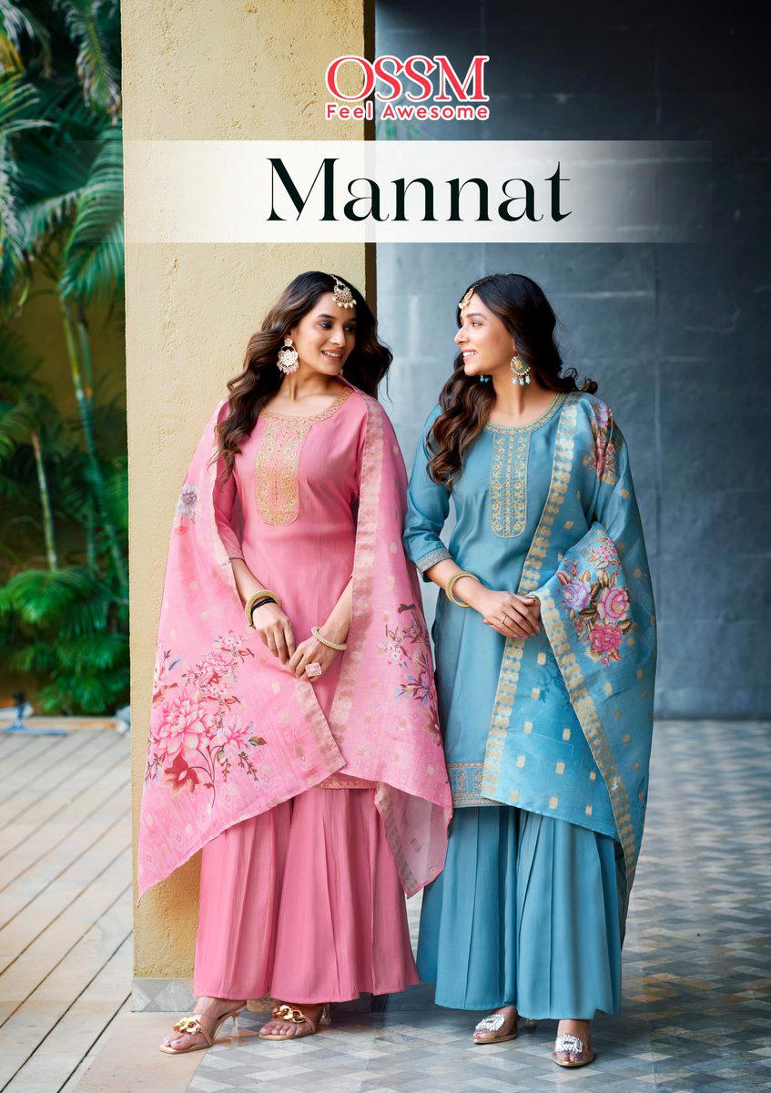 MANNAT BY OSSM DESIGNER SILK SALWAR SUIT WHOLESALER IN INDIA 1