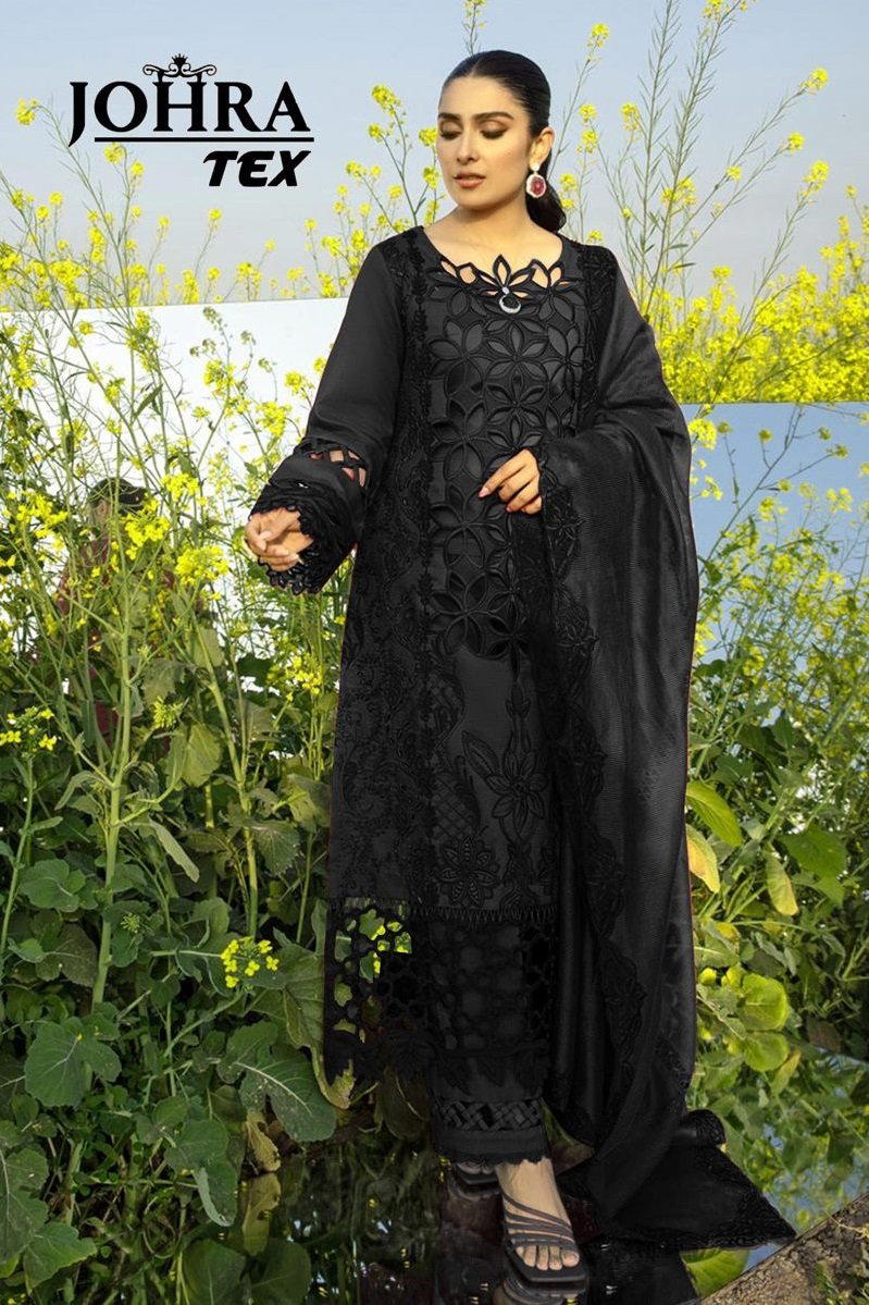 D.NO JT 154 BY AASTHA DESIGNER EMBROIDERY SALWAR SUIT WHOLESALER IN INDIA 1