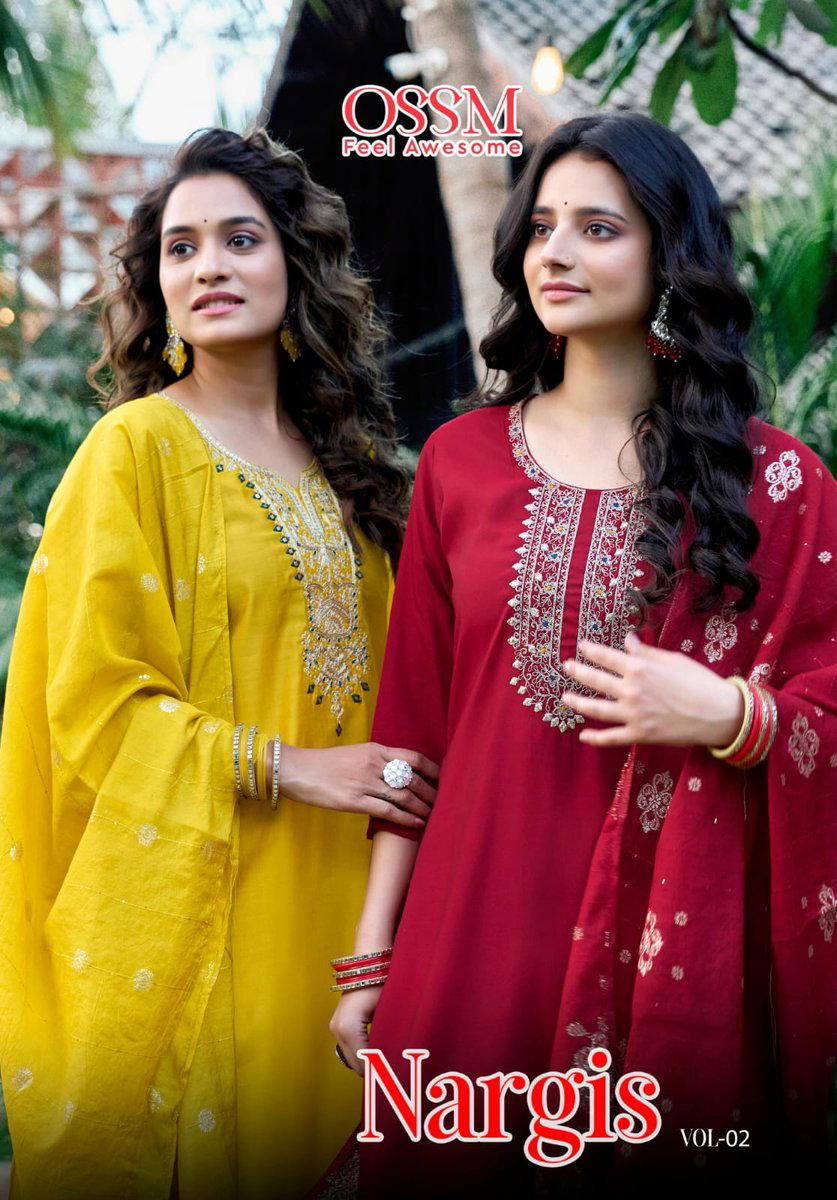 NARGIS VOL 02 BY OSSM DESIGNER SALWAR SUIT WHOLESALER IN INDIA 1
