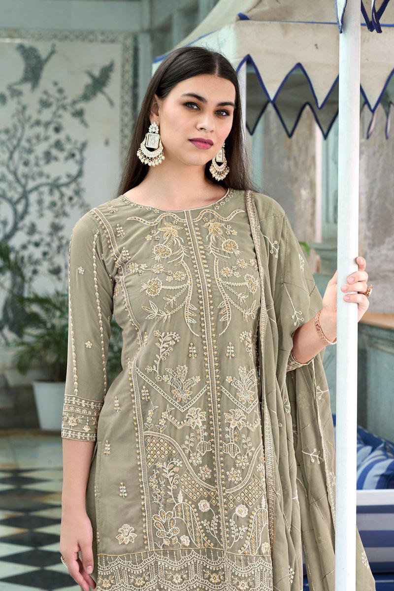 JADE BY BANWERY DESIGNER GEORGETTE SALWAR SUIT WHOLESALER IN INDIA 1