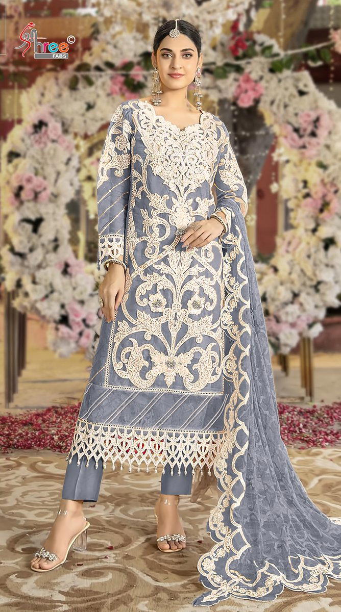 D.NO K 5277 BY SHREE FAB DESIGNER SALWAR SUIT WHOLESALER IN INDIA 1