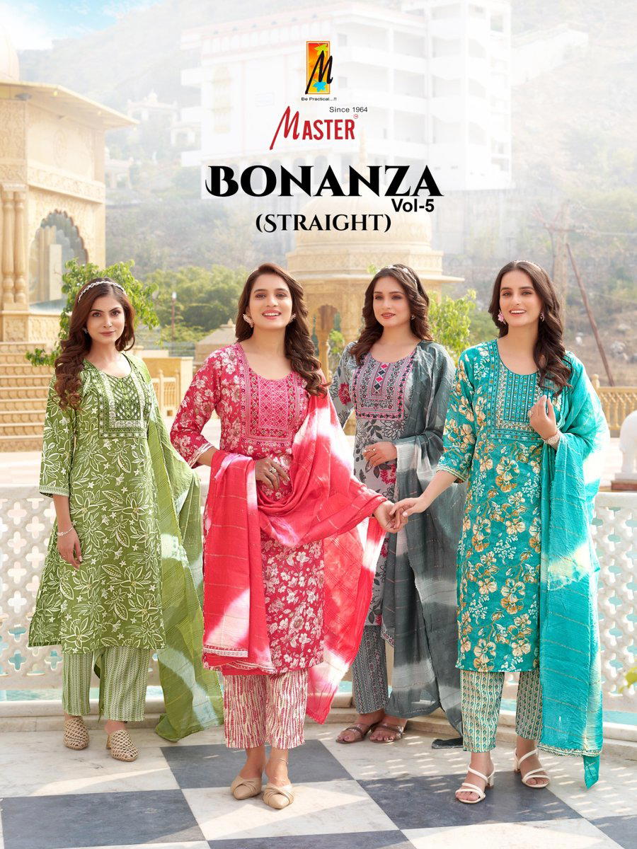 BONAZA VOL 5 BY MASTER DESIGNER SALWAR SUIT WHOLESALER IN INDIA 1