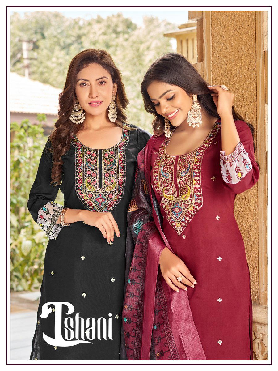 ISHANI BY BANWERY DESIGNER SILK SALWAR SUIT WHOLESALER IN INDIA 1
