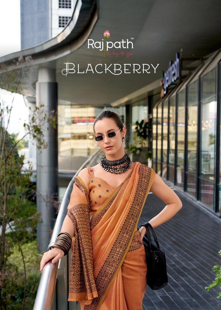 BLACKBERRY BY RAJPATH DESIGNER SILK SAREE WHOLESALER IN INDIA 1