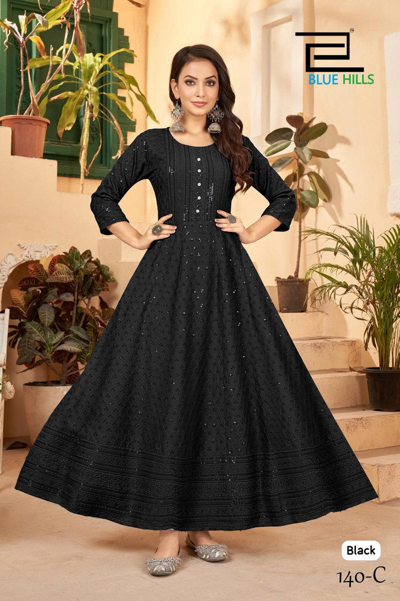 ANARKALI BY INLI DESIGNER LONG ANARKALI GOWN WHOLESALER IN INDIA 1