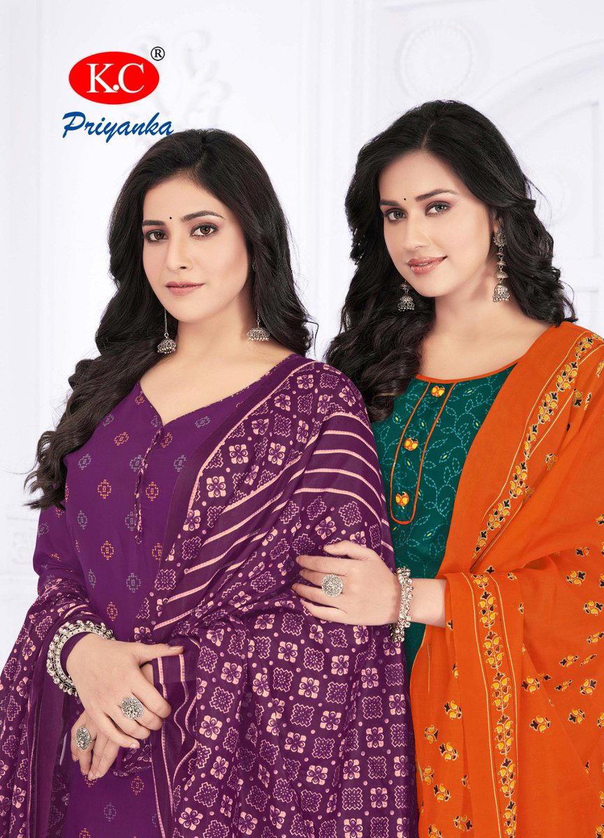 PRIYANKA VOL 9 BY NAVKAR DESIGNER COTTON SALWAR SUIT WHOLESALER IN INDIA 1