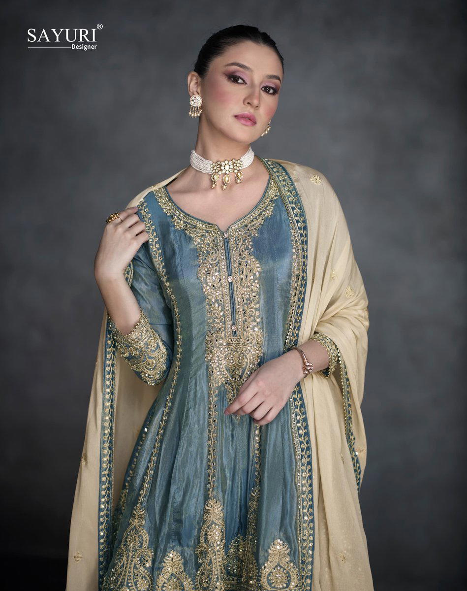 SIMAR BY SAYURI DESIGNER EMBROIDERY SALWAR SUIT WHOLESALER IN INDIA 1