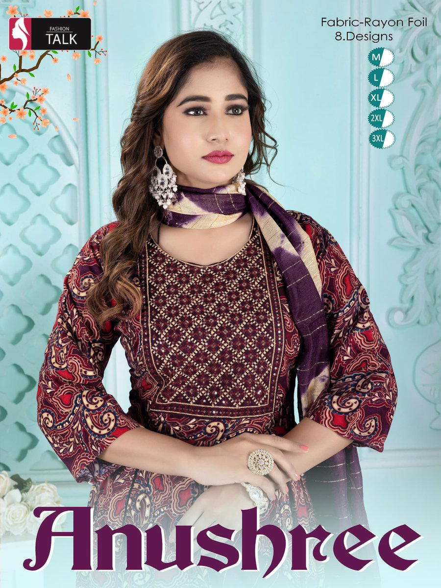 ANUSHREE BY FASHION TALK DESIGNER SALWAR SUIT WHOLESALER IN INDIA 1