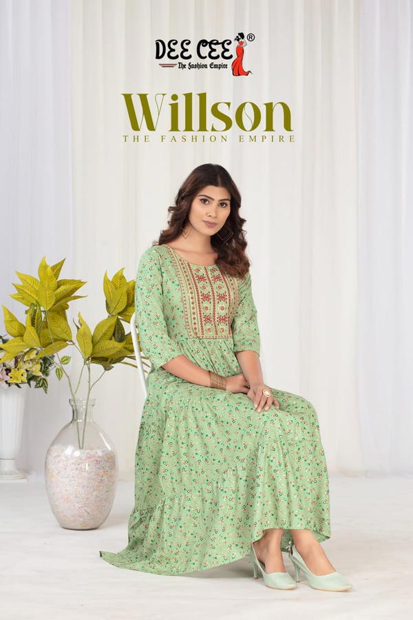 WILLSON BY DEECEE DESIGNER KURTI WHOLESALER IN INDIA