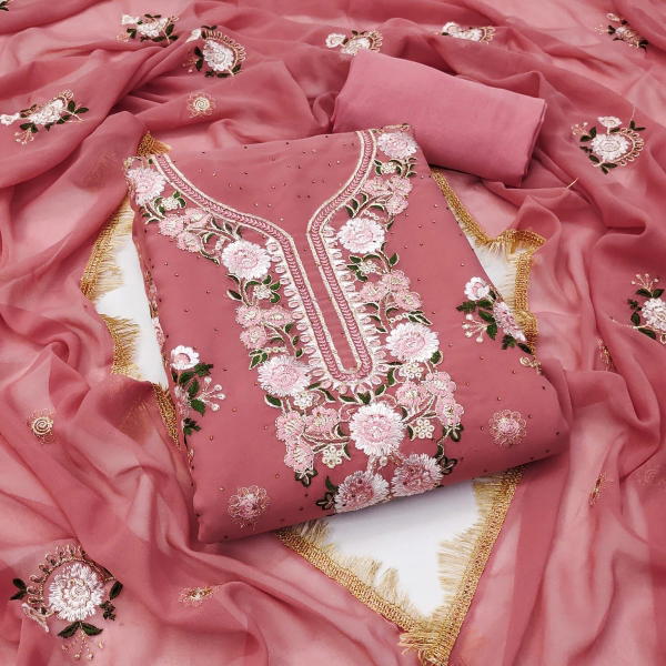 RN VOL 21 BY RN DESIGNER GEORGETTE SALWAR SUIT WHOLESALER IN INDIA