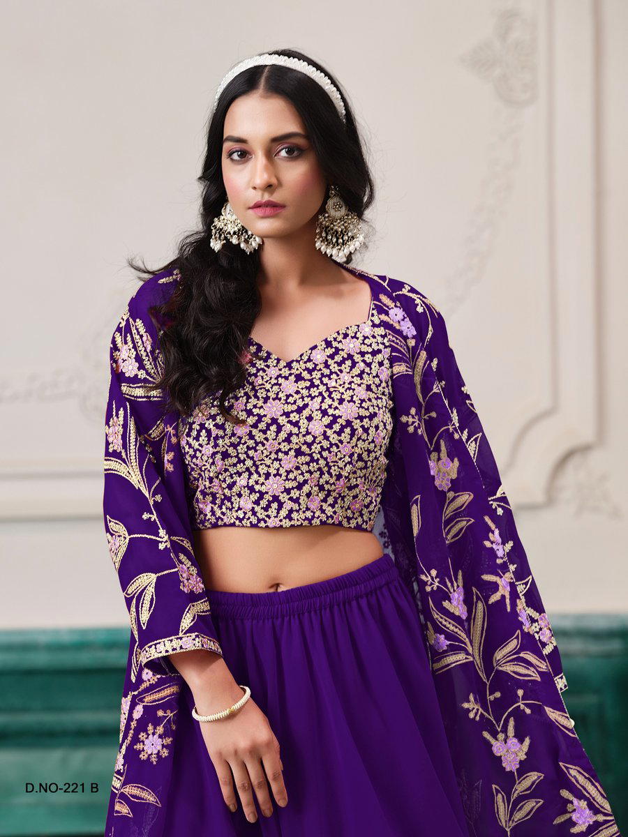 AANAYA VOL 221 BY DANI CREATION DESIGNER GEORGETTE SALWAR SUIT WHOLESALER IN INDIA 1