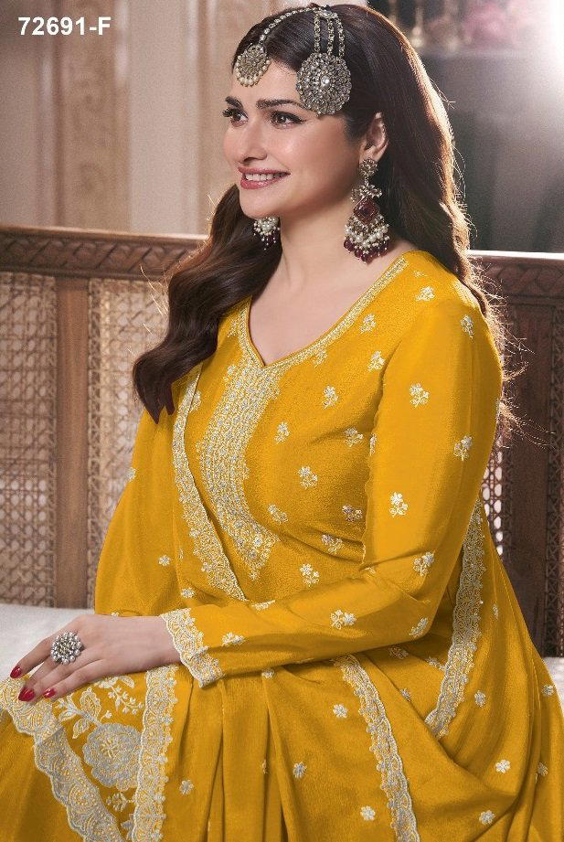 DN 72691 BY SAAYORI DESIGNER CHINON PAKISTANI SALWAR SUIT WHOLESALER IN INDIA 1
