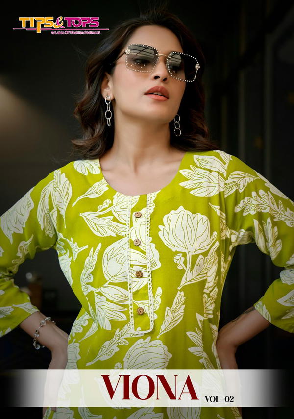 VIONA VOL 2 BY TIPS & TOPS DESIGNER CO-ORD SET COLLECTION WHOLESALER IN INDIA