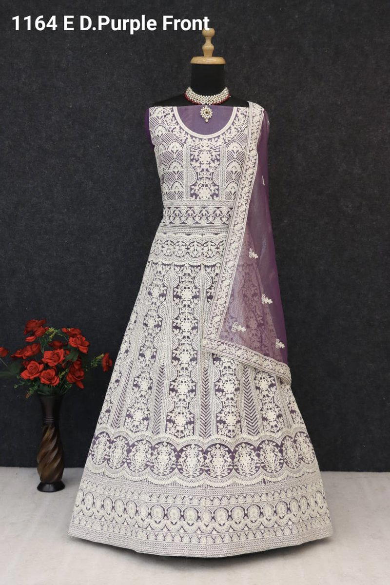 PAKISTANI 1164 BY MAARiA-A DESIGNER NET GOWN WHOLESALER IN INDIA 1