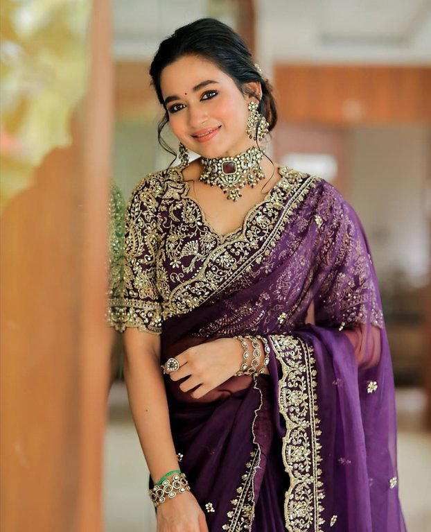 BT 421 BY BT DESIGNER SOFT ORGANZA SILK SAREE WHOLESALER IN INDIA 1