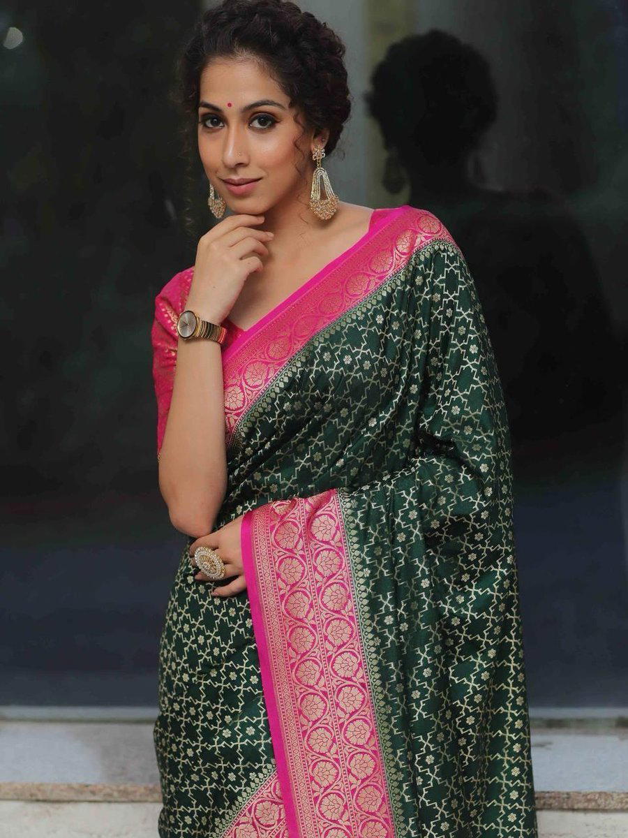 DN 837 BY SF DESIGNER LICHI SILK SAREE WHOLESALER IN INDIA 1