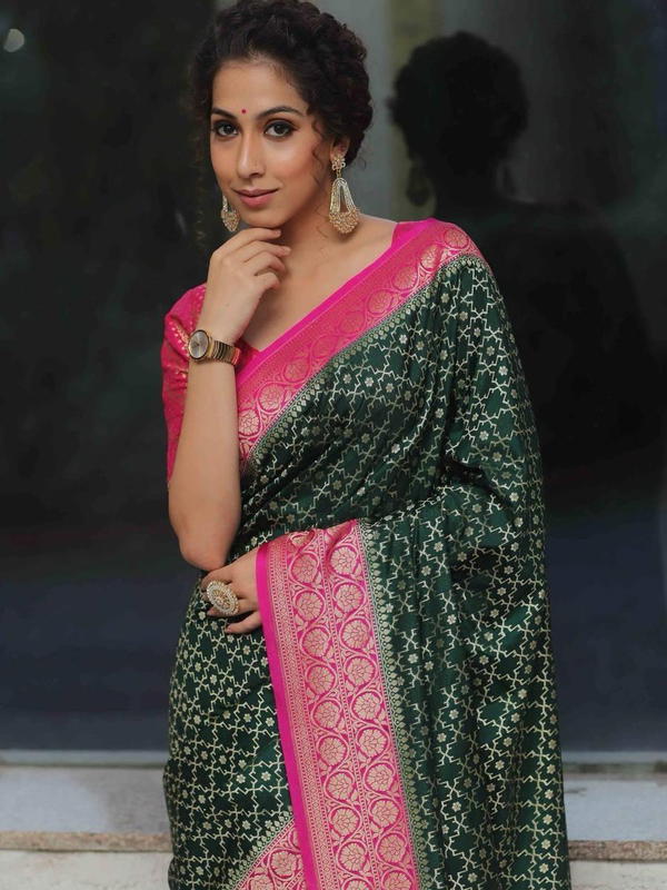 DN 837 BY SF DESIGNER LICHI SILK SAREE WHOLESALER IN INDIA