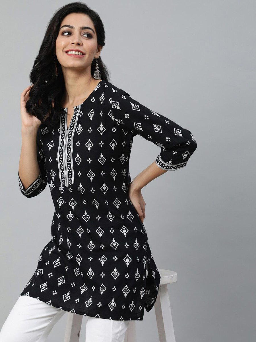 BLUSH 5.0 BY INLI DESIGNER COTTON PRINTED TOP WHOLESALER IN INDIA 1