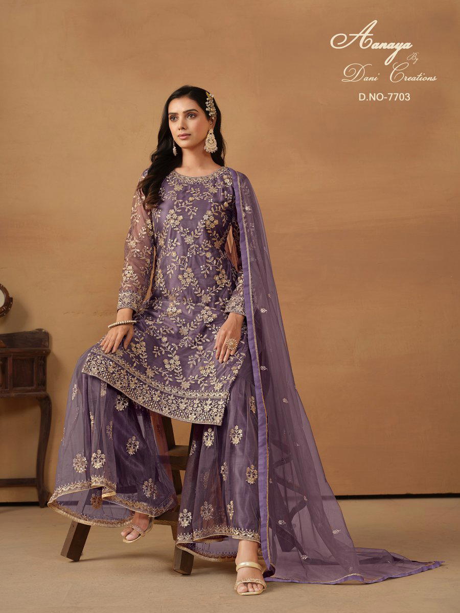 AANAYA VOL 177 BY DANI CREATION DESIGNER NET SALWAR SUIT WHOLESALER IN INDIA 1