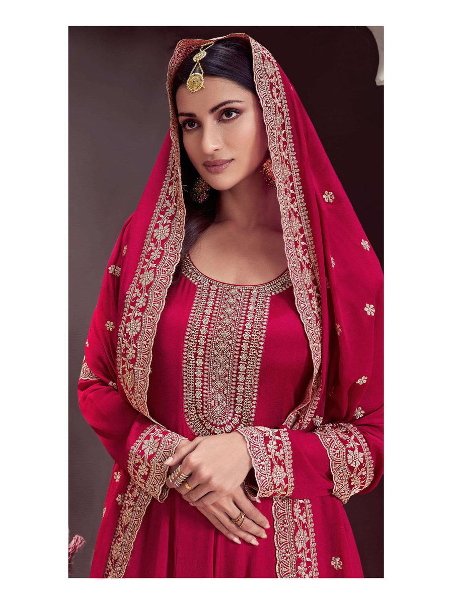 BLAZE BY VINAY DESIGNER CHINON GOWN WHOLESALER IN INDIA 1
