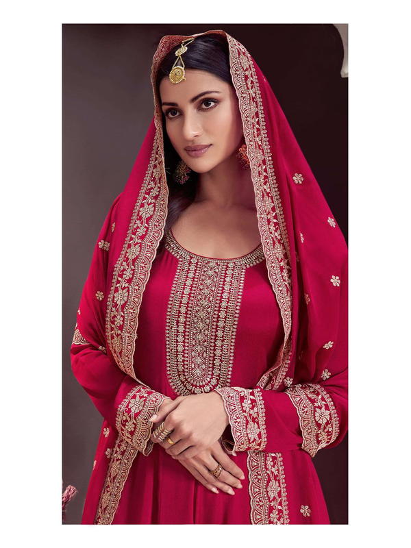 BLAZE BY VINAY DESIGNER CHINON GOWN WHOLESALER IN INDIA