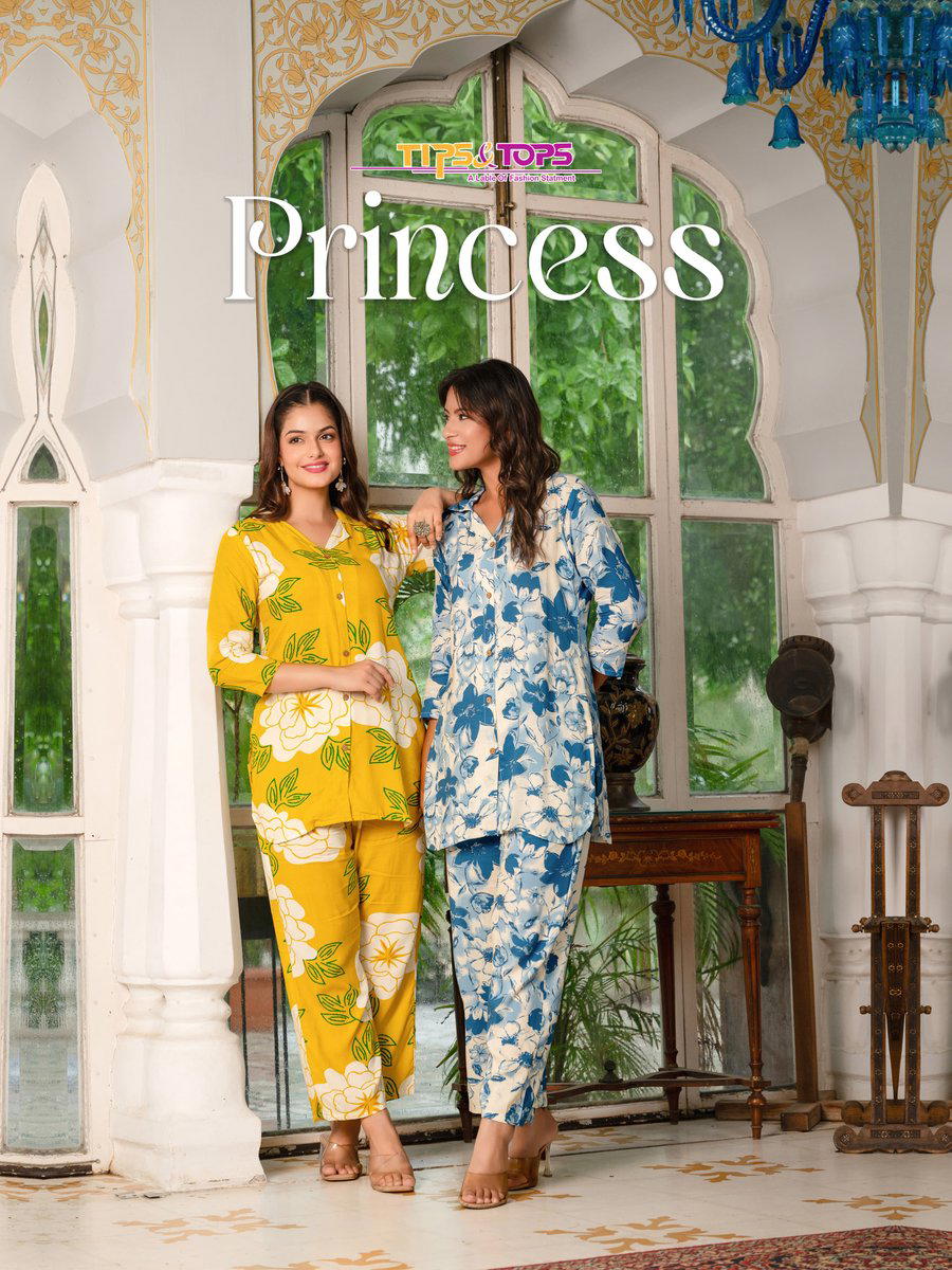 PRINCESS BY TIPS & TOPS DESIGNER CO-ORD SET WHOLESALER IN INDIA 1