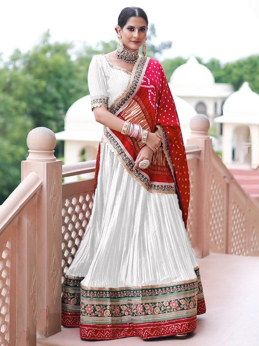 BANDHEJ BY PC DESIGNER SATIN LEHENGA CHOLI WHOLESALER IN INDIA 1