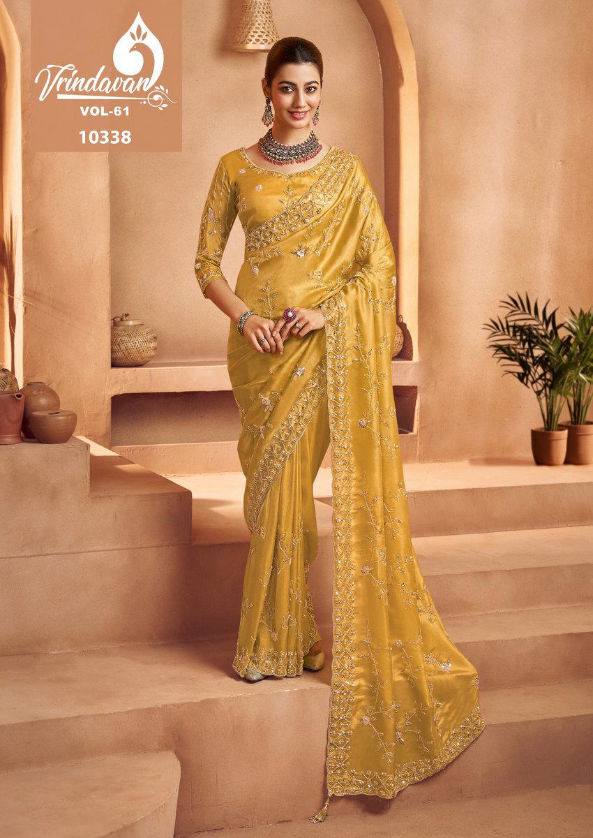 VRINDAVAN VOL 61 BY ROYAL DESIGNER SAREE WHOLESALER IN INDIA 1