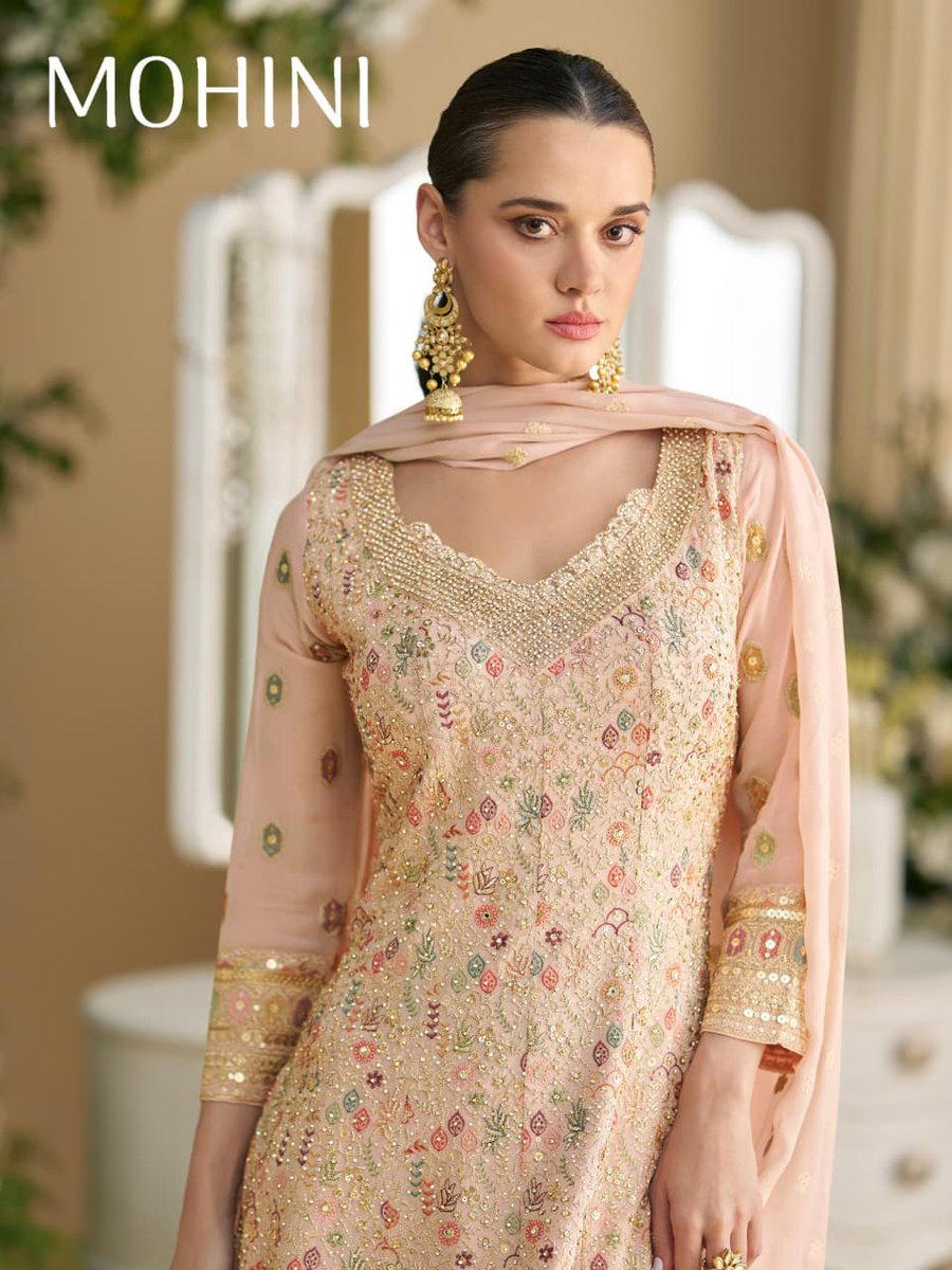 MOHINI BY SAYURI DESIGNER GEORGETTE SALWAR SUIT WHOLESALER IN INDIA 1