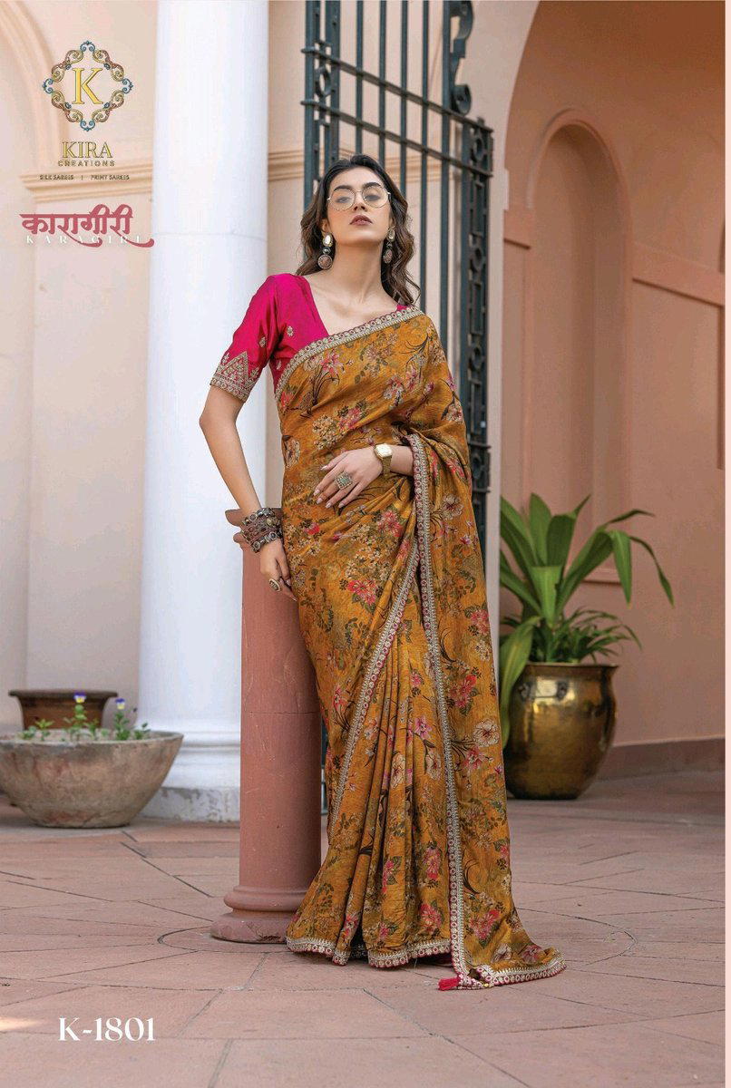 KARAGIRI SILK BY KIRA DESIGNER SILK SAREE WHOLESALER IN INDIA 1