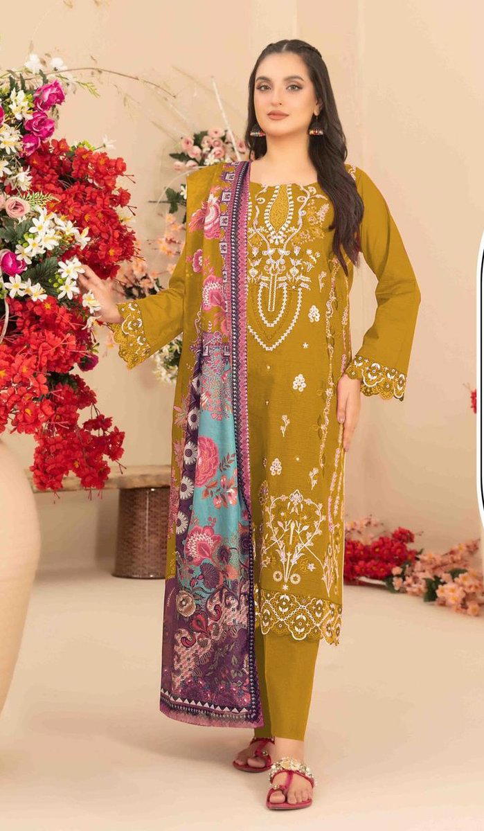 DN 725 BY MAH E ROOH DESIGNER PAKISTANI SALWAR SUIT WHOLESALER IN SURAT 1