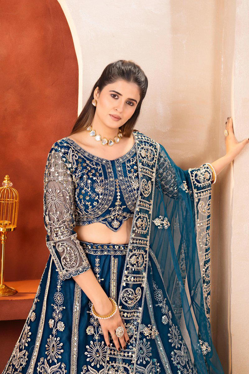 DVD ON5161 BY DVD DESIGNER LEHENGA CHOLI WHOLESALER IN INDIA 1