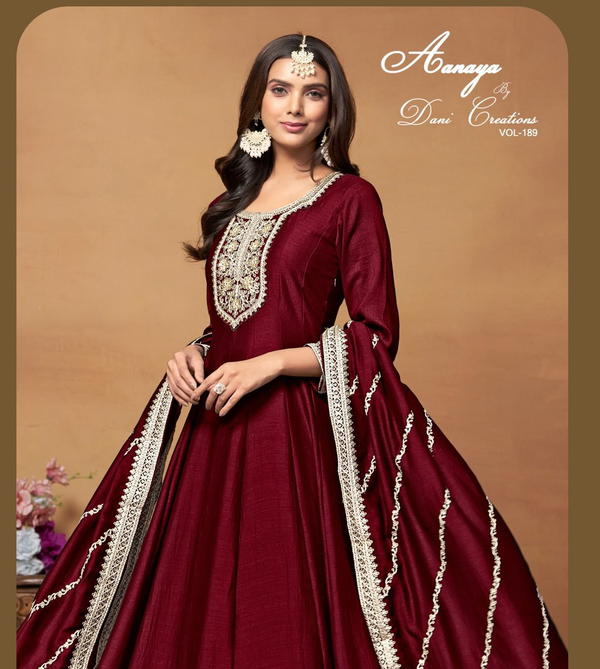 AANAYA VOL 189 DANI CREATION DESIGNERS GOWNS WHOLESALER IN INDIA