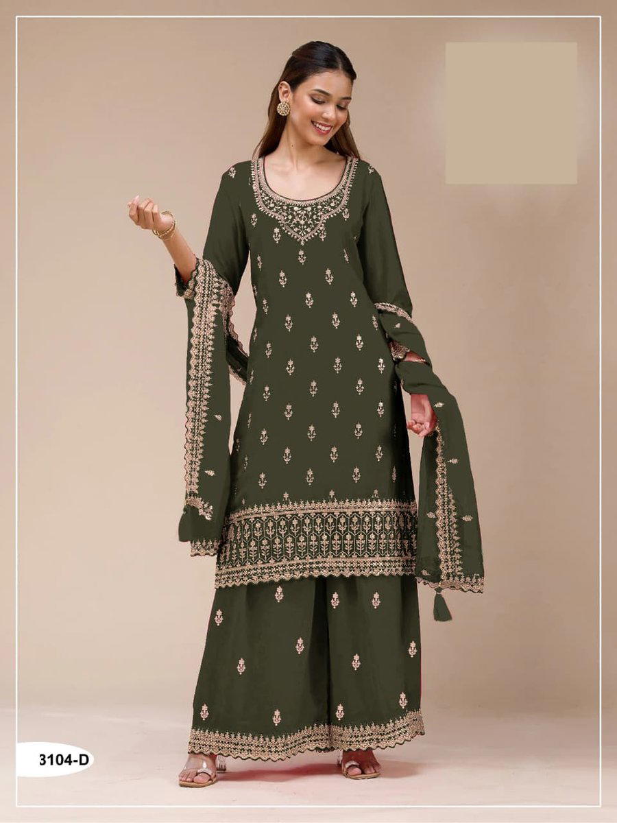 Os-3104 By Om Sai Wholesaler and Exporter of indian ethnic wear in india 1